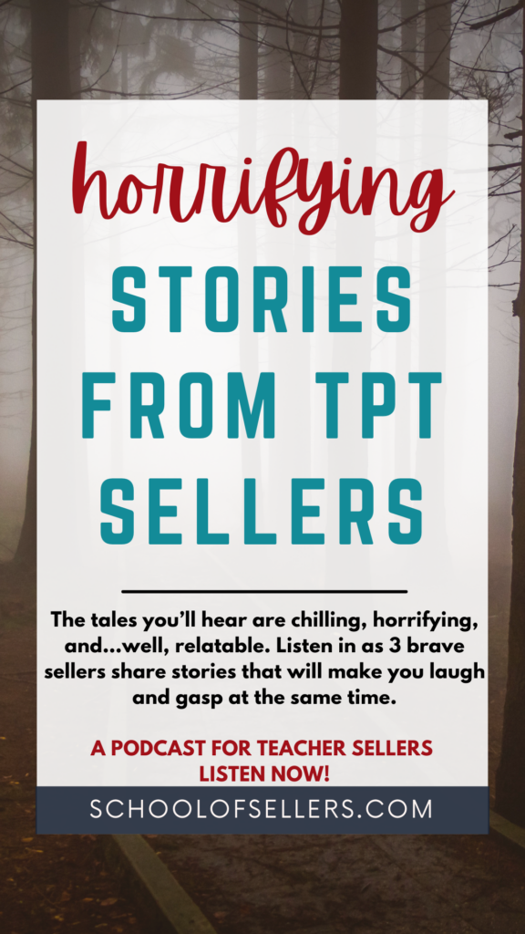 Horrifying Spooky Seller Stories The tales you'll hear are chilling, horrifying, and well, relatable. Listen in as 3 brave sellers share stories that will make you laugh and gasp at the same time. 